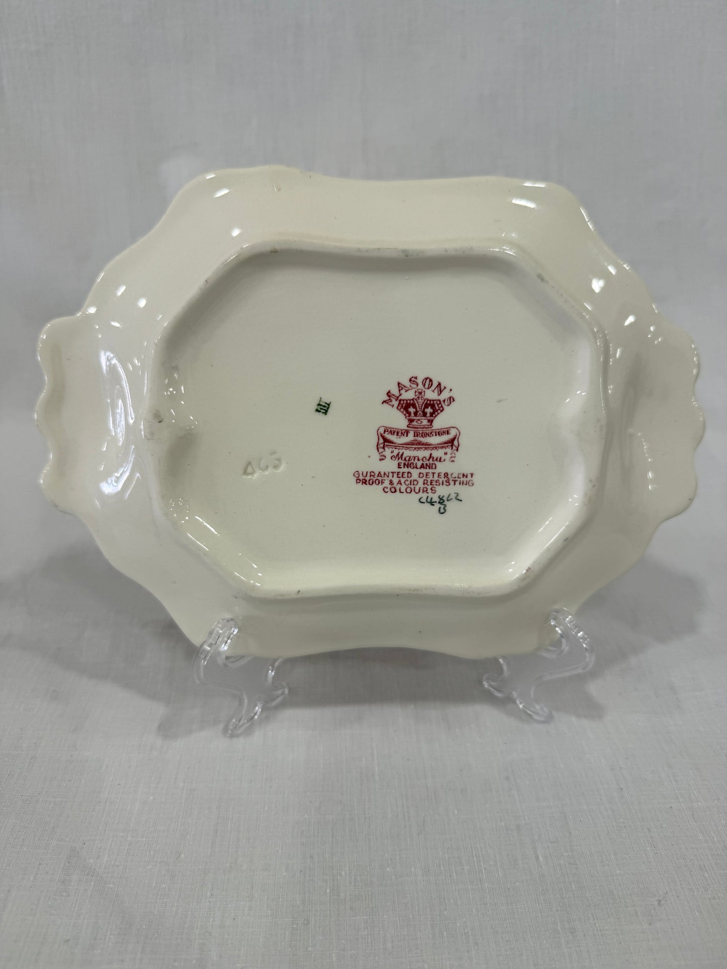 Fuente rectangular Mason’s Manchu