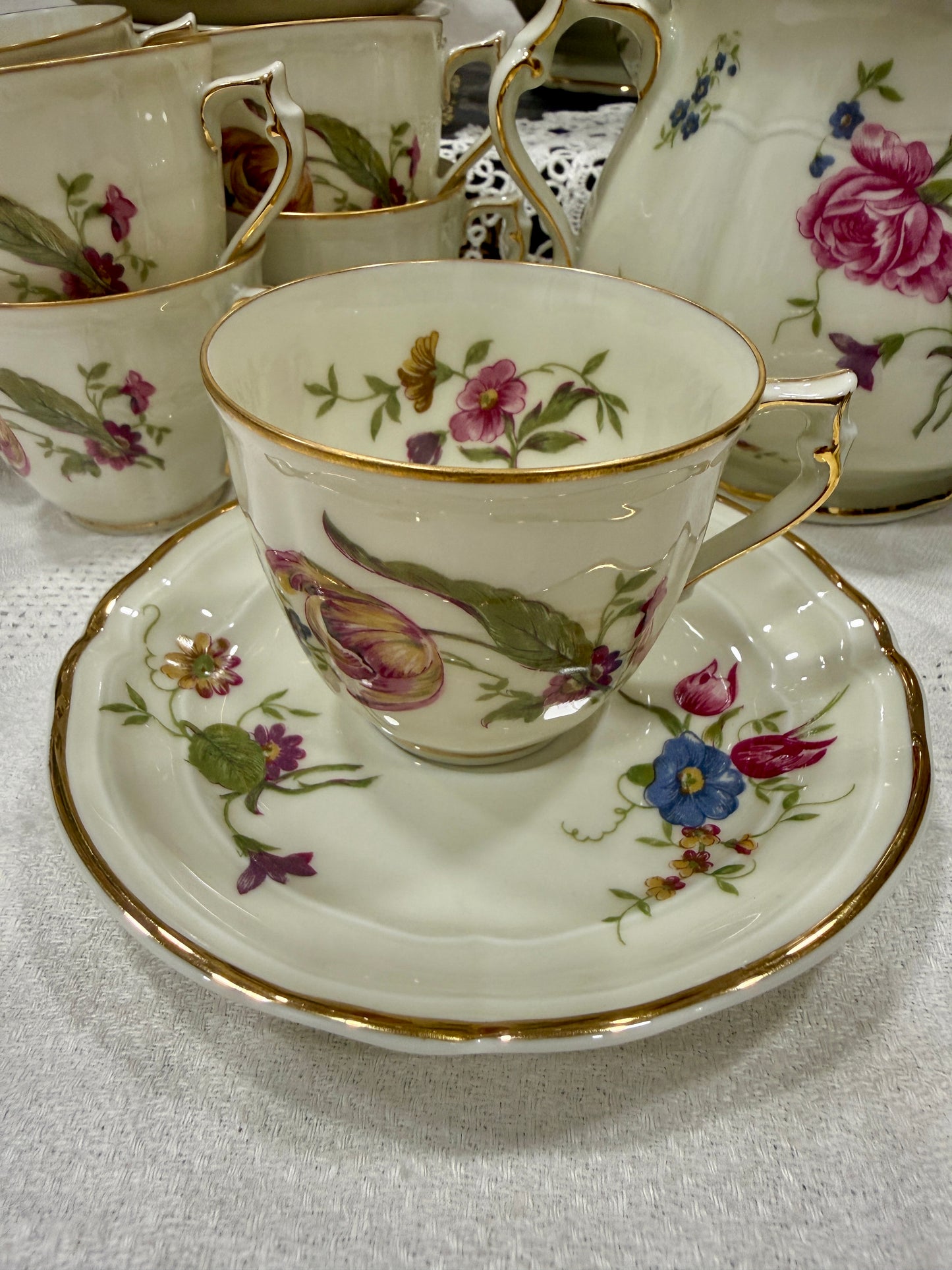 Servicio de café antiguo Bernardaud Limoges