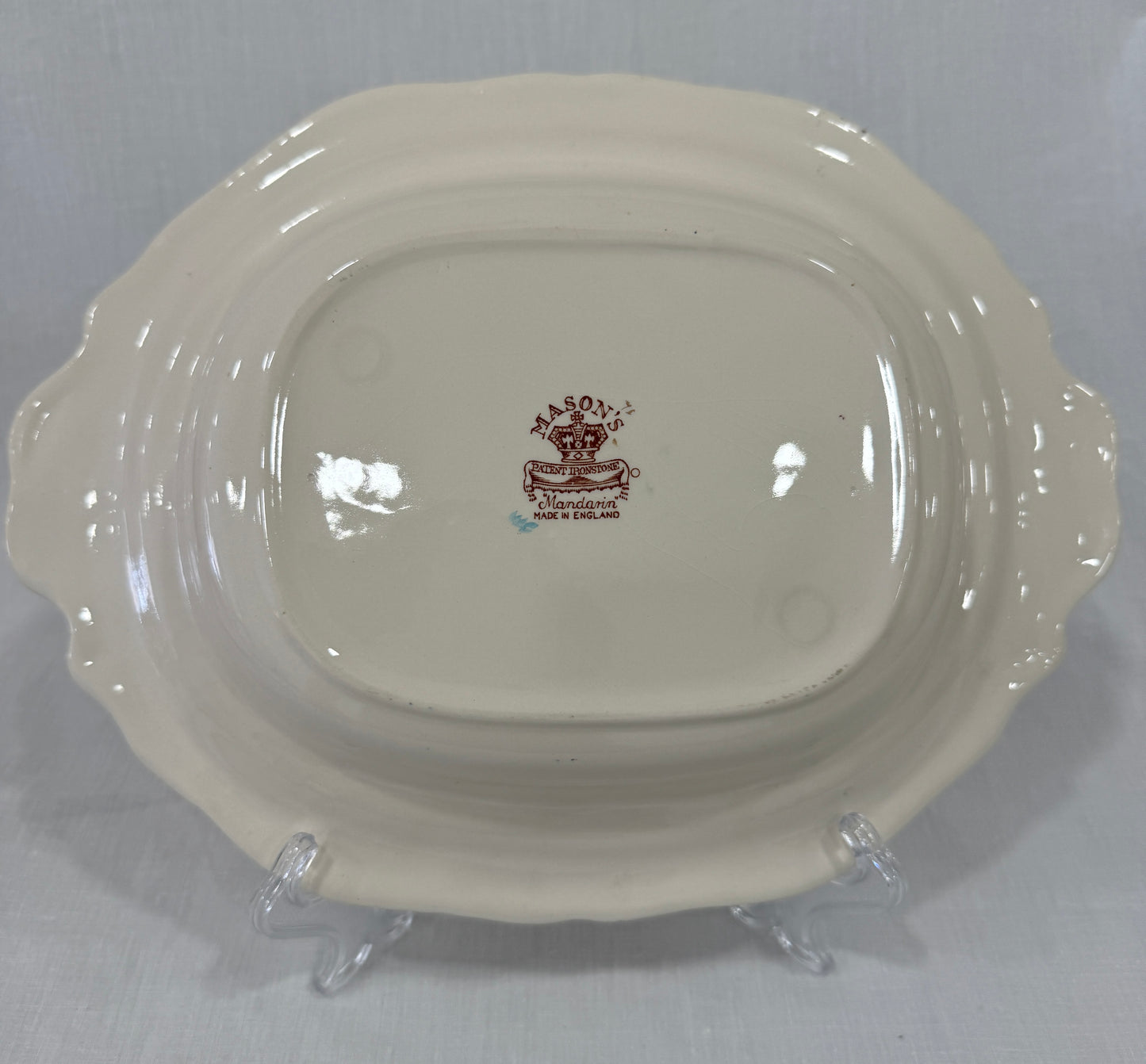 Fuente ovalada Mason’s Mandarin