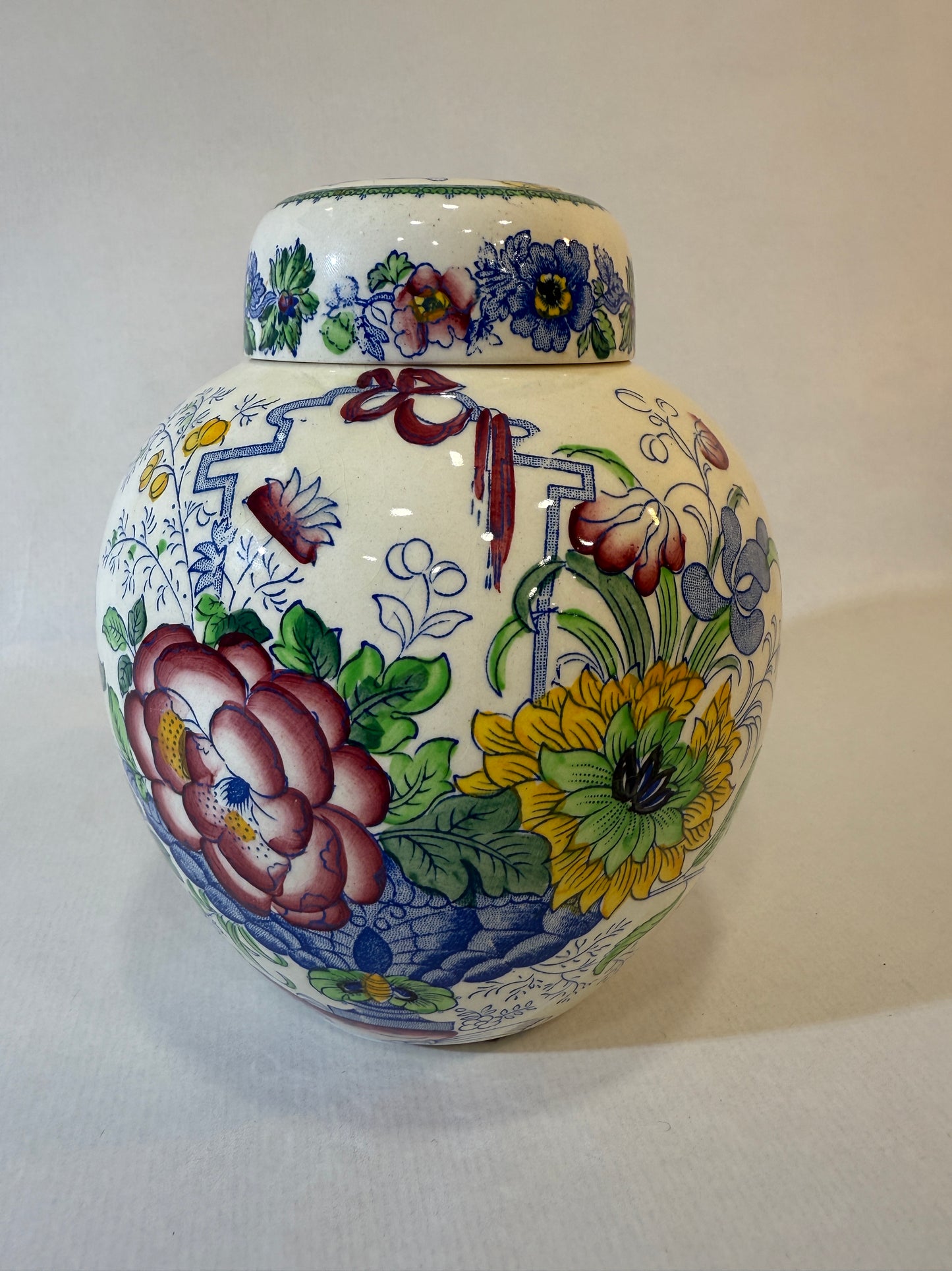 Tibor antiguo Mason’s Strathmore Inglaterra, años 50–60