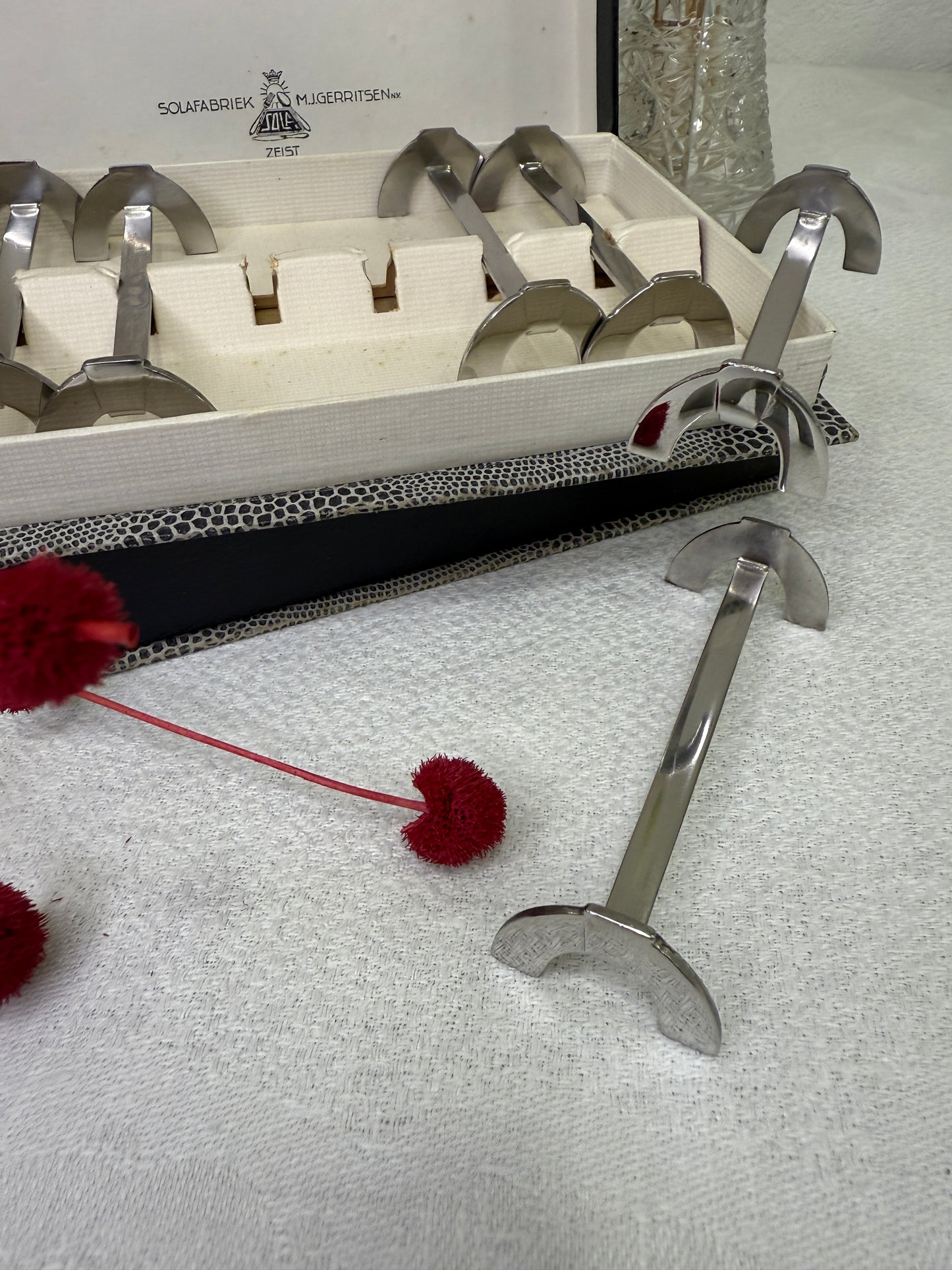 Reposacubiertos vintage SOLA Massief Set de 6 unidades