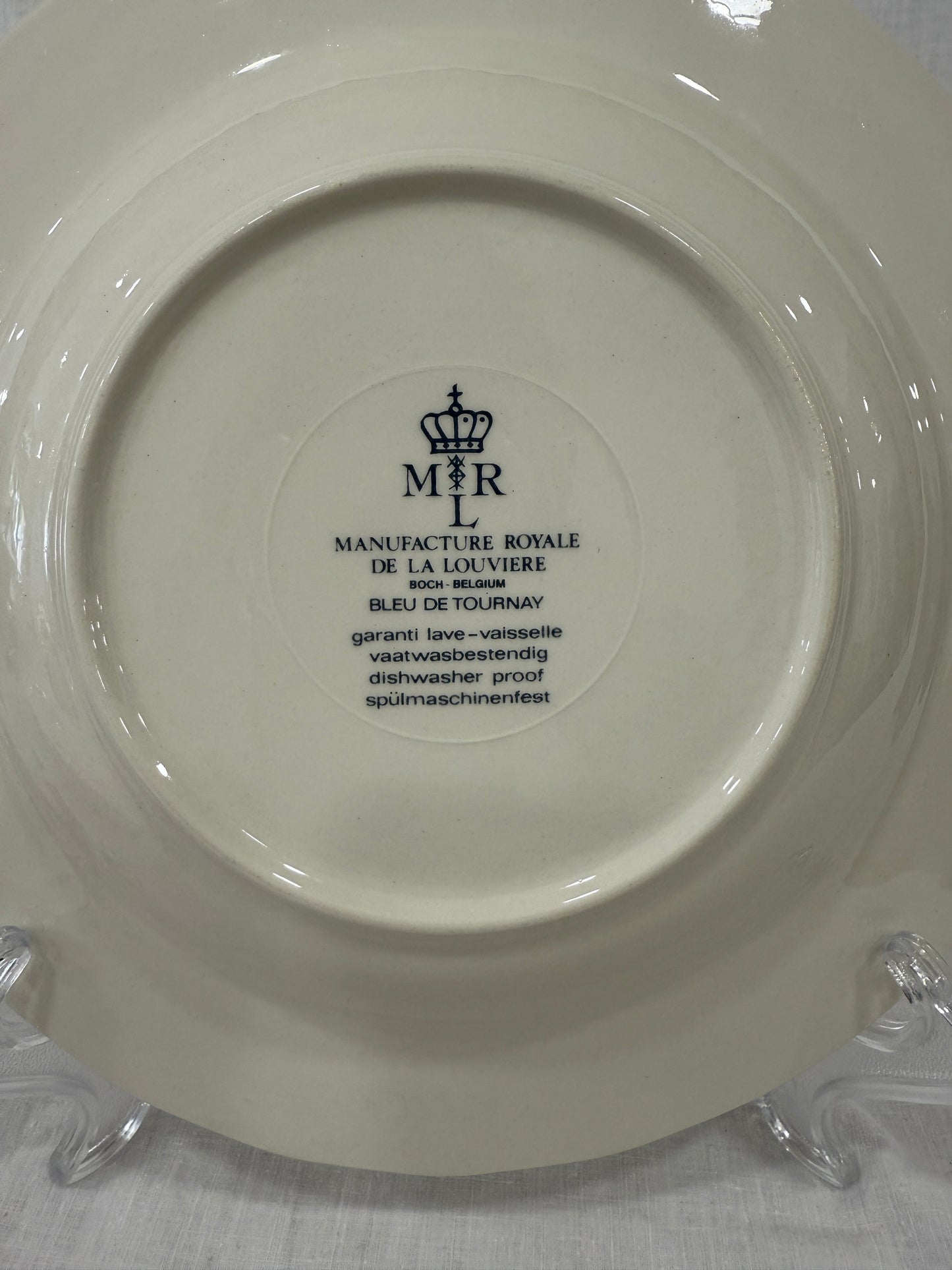 12 platos Boch Belgium (Manufacture Royale de La Louvière)