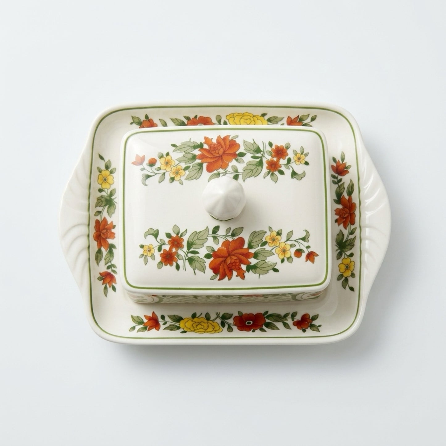 Mantequillera de porcelana con tapa Villeroy & Boch Summerday