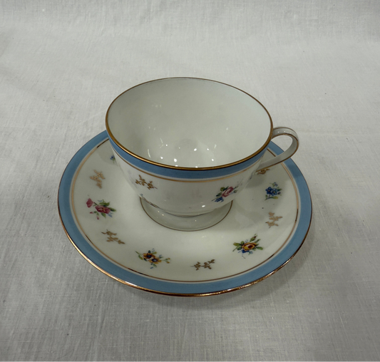 Taza con plato Limoges “Unique” Francia