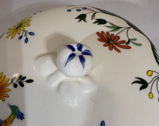 Caja de cerámica Gien “Oiseaux de Paradis”