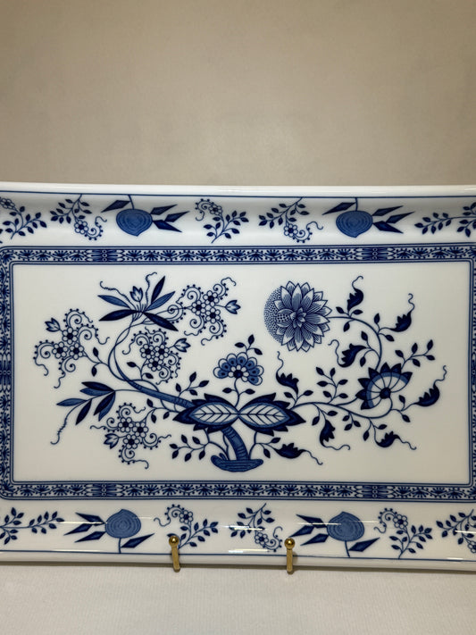 Fuente Hutschenreuther patrón cebolla (Zwiebelmuster)