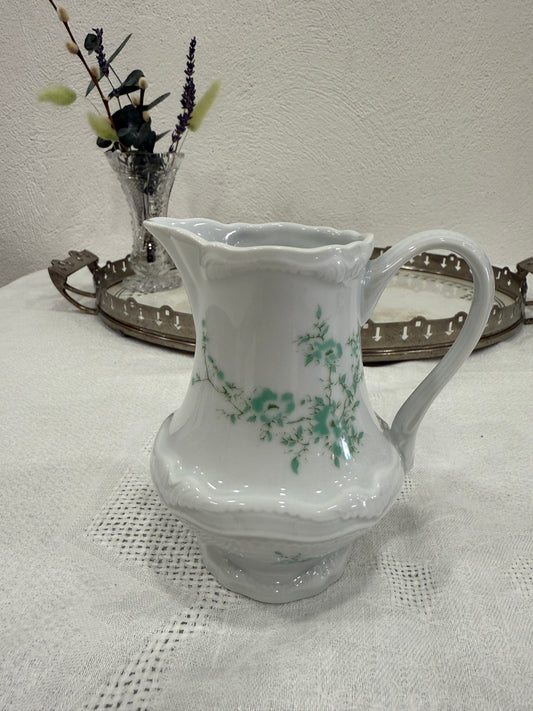 Jarra leche Bernardaud Limoges – Modelo Bonneval (verde)