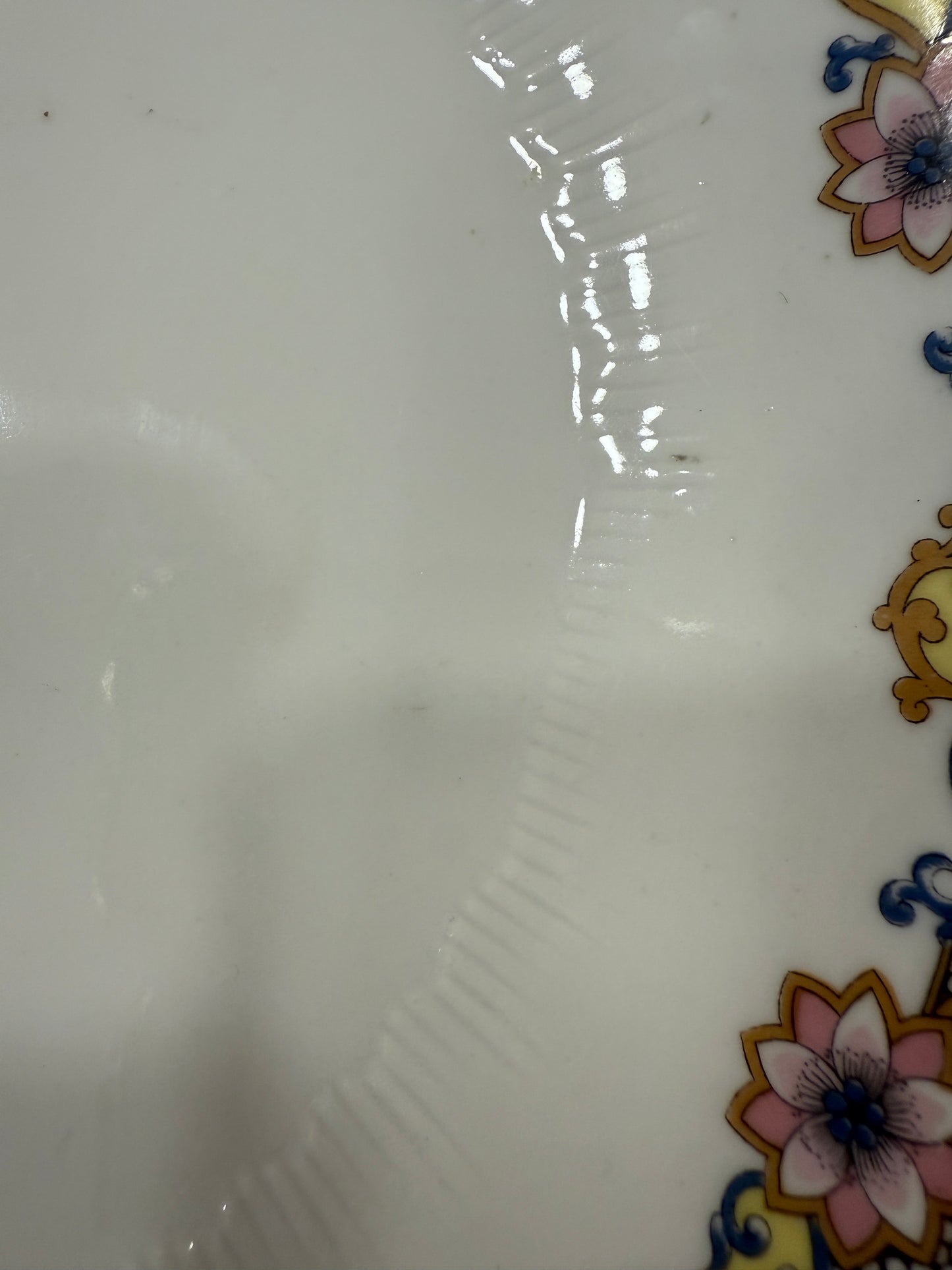 Compotier de porcelana de Limoges, Francia siglo XX