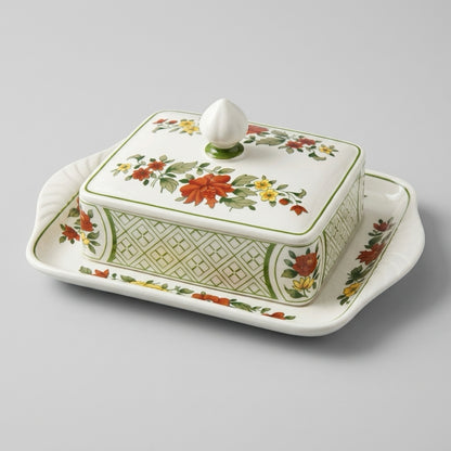 Mantequillera de porcelana con tapa Villeroy & Boch Summerday