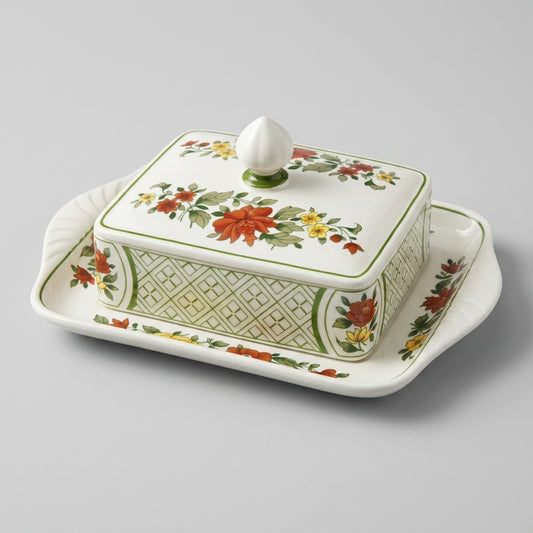 Mantequillera de porcelana con tapa Villeroy & Boch Summerday