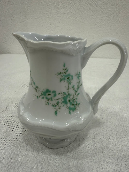 Jarra leche Bernardaud Limoges – Modelo Bonneval (verde)