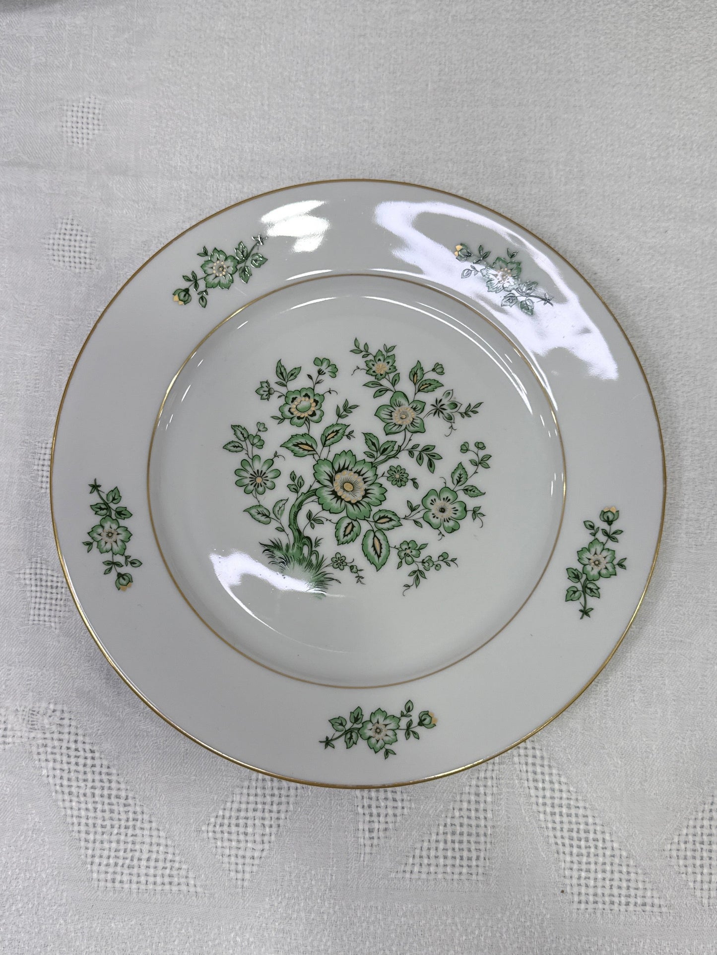 Plato llano de porcelana Alt Tirschenreuth Árbol de la Vida