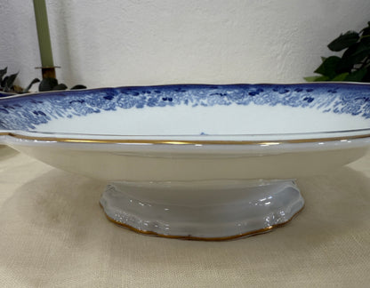 Fuente con pie de porcelana Rosenthal Chippendale