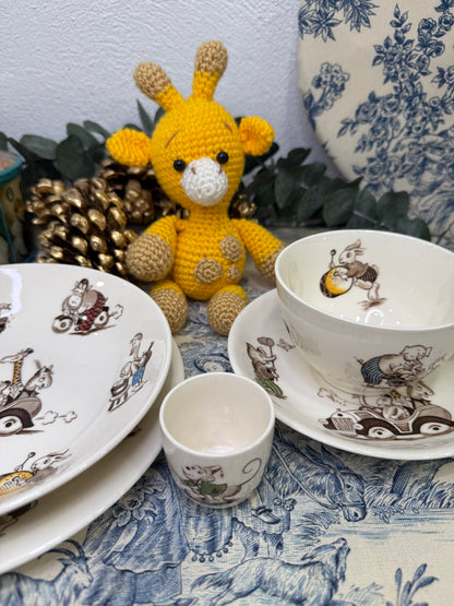 Conjunto infantil antiguo Johnson Bros Playtime