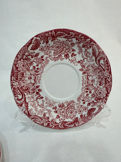 Conjunto de 3 platos pequeños Pickman – Cartuja de Sevilla (c. 1940–60)