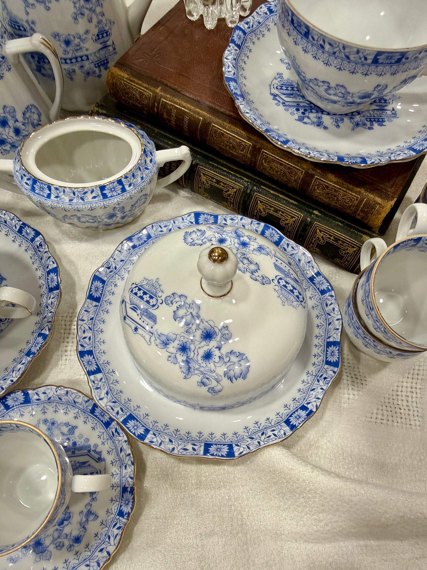 Porcelana vintage Seltmann Weiden · China Blau & Theresia