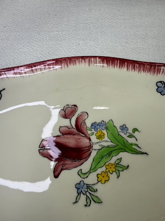 Vajilla francesa Gien Lorraine vintage           Piezas con imperfecciones