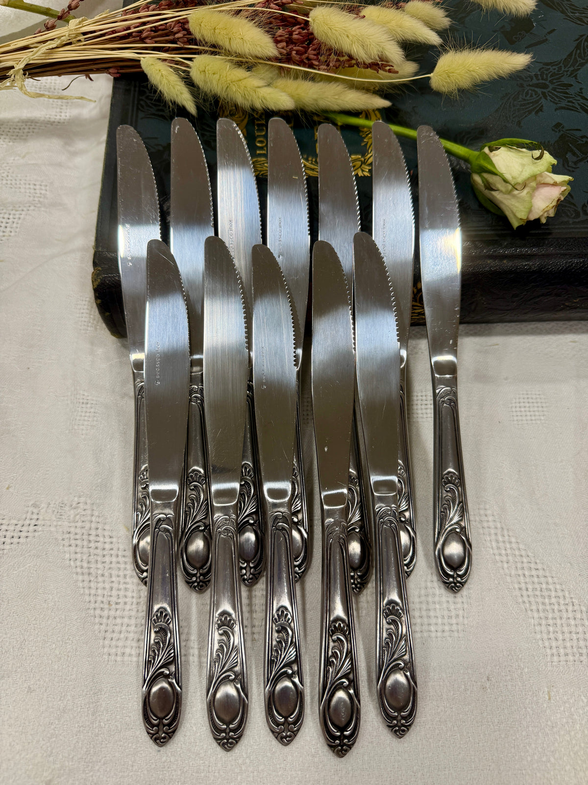 Cuchillos de mesa vintage Sedasco Inox · Francia