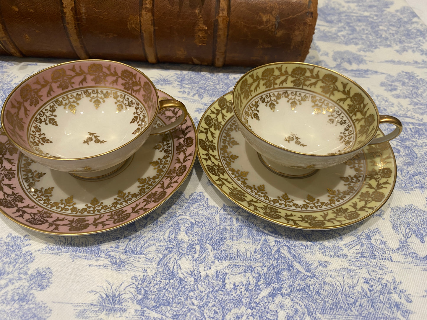 Pareja de tazas de porcelana Rosenthal Selb Germany años