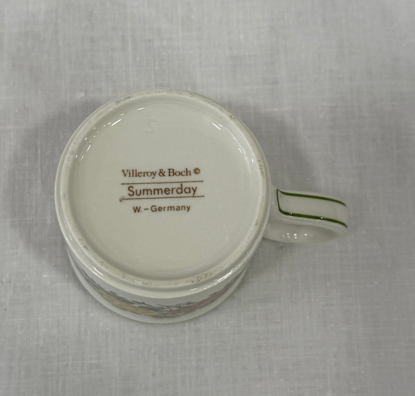 Taza Villeroy & Boch “Summerday”  Porcelana vintage alemana (X UD.)