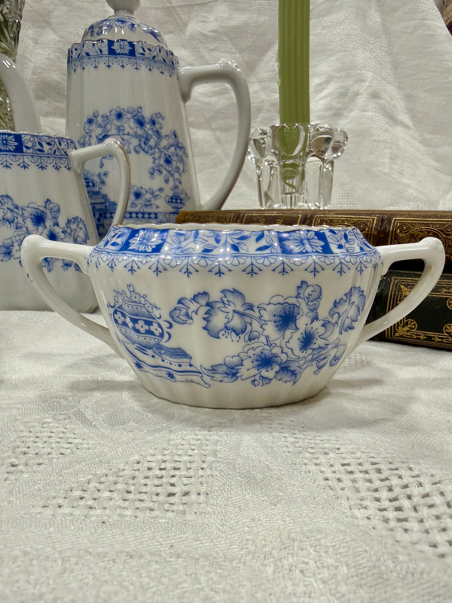 Porcelana vintage Seltmann Weiden · China Blau & Theresia