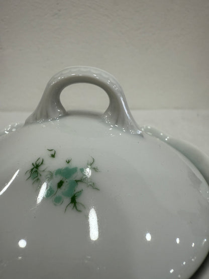 Tetera Bernardaud Limoges – Modelo Bonneval en verde
