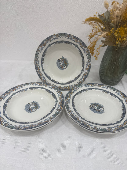 Conjunto de llanos y hondos Longwy, modelo Chinois