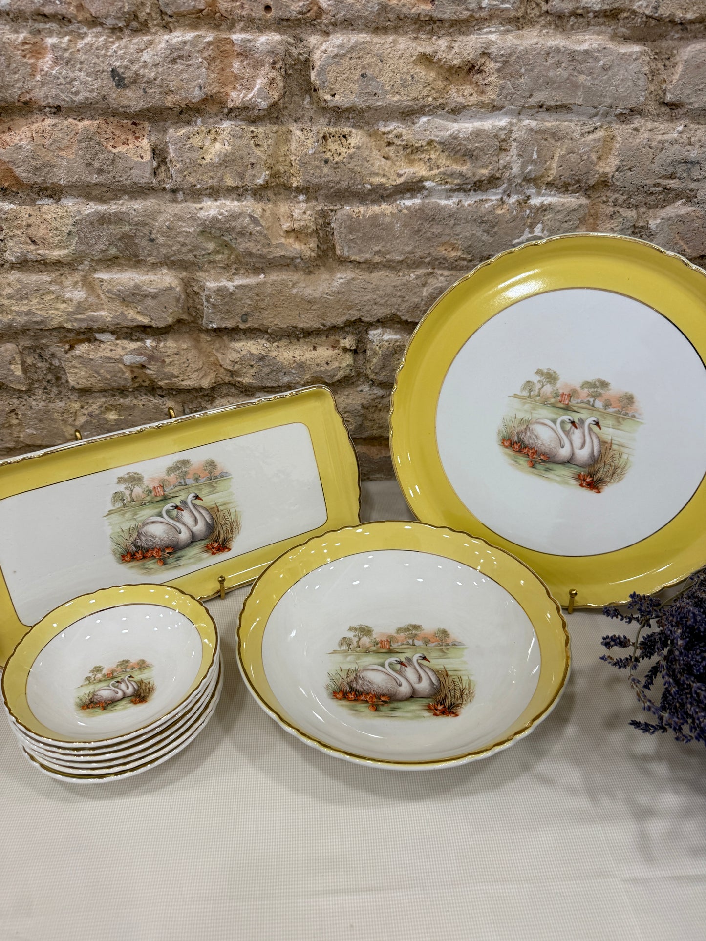 Ensaladera de porcelana Moulin des Loups Orchies