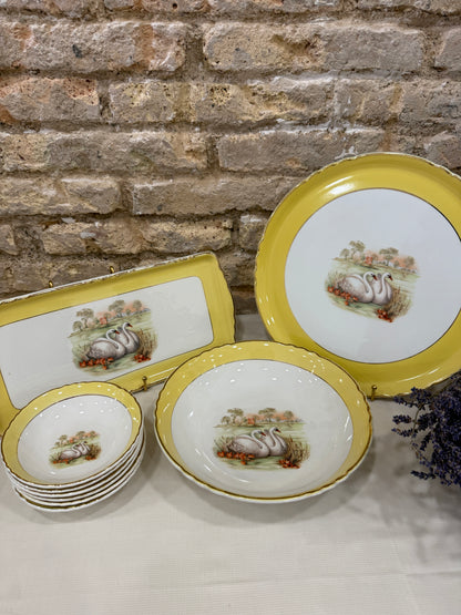 Ensaladera de porcelana Moulin des Loups Orchies