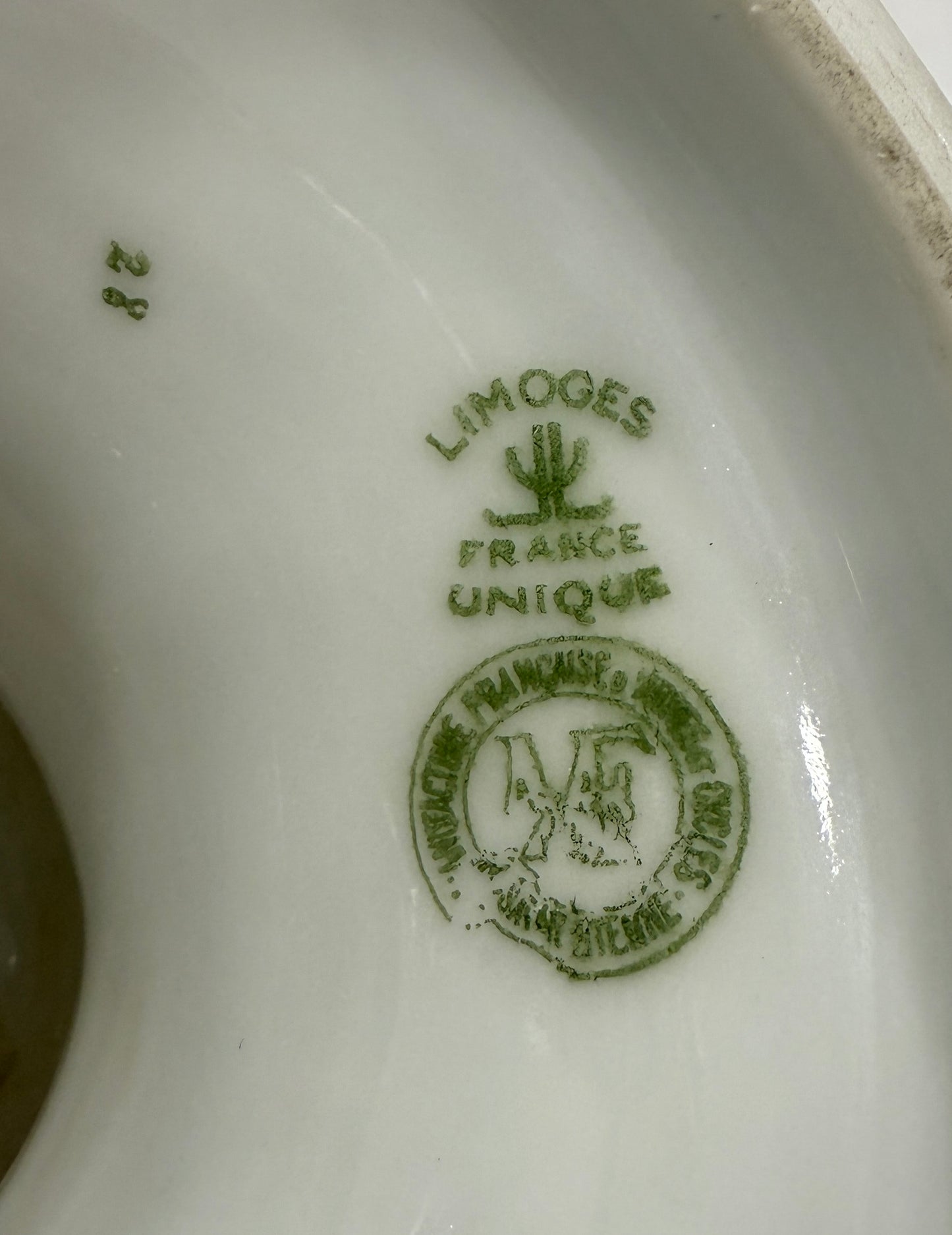 Compotier de porcelana Limoges, Unique