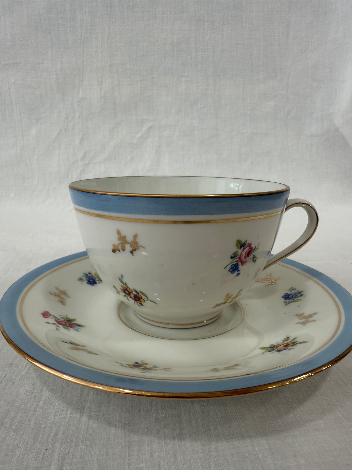 Taza con plato Limoges “Unique” Francia