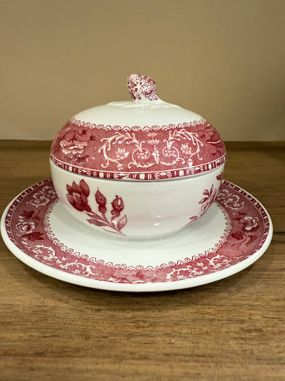 Bombonera con plato modelo Spode Copeland Camilla