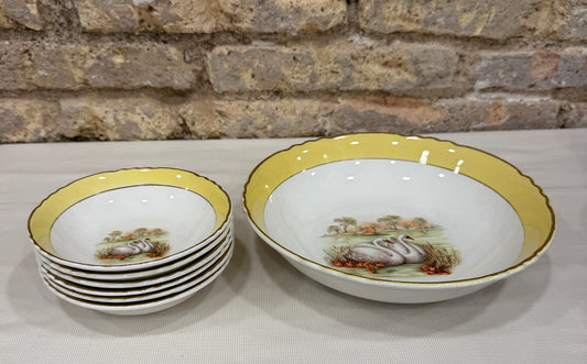 Ensaladera de porcelana Moulin des Loups Orchies