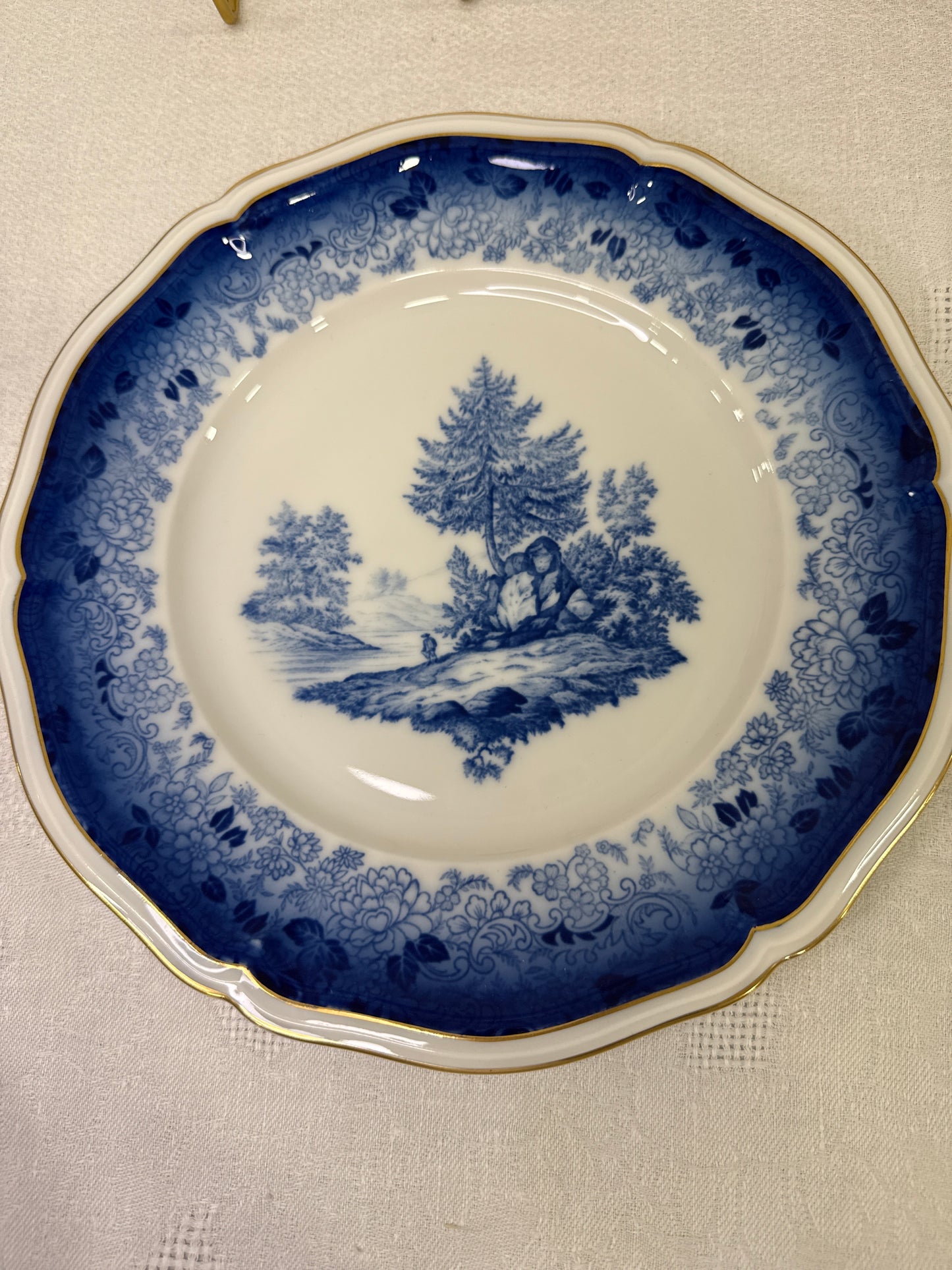 Platos llanos antiguo Rosenthal Chippendale X (UD.)