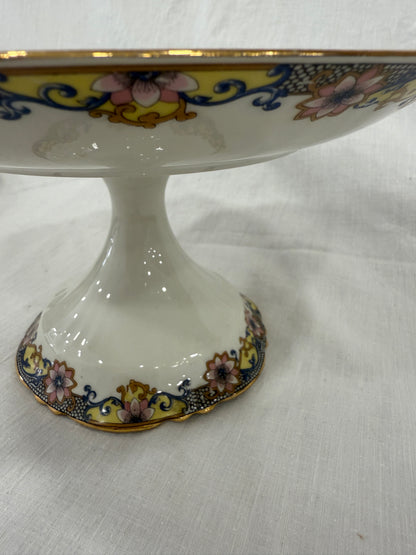 Compotier de porcelana de Limoges, Francia siglo XX