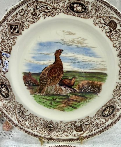 Vajilla inglesa Mason’s modelo Game Birds en ironstone.