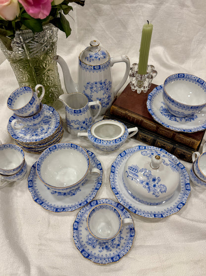 Porcelana vintage Seltmann Weiden · China Blau & Theresia