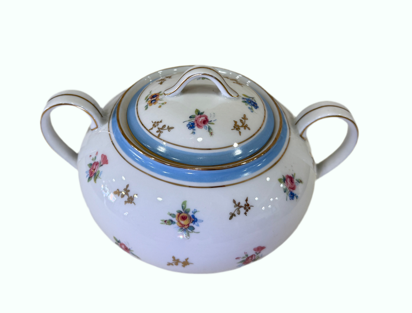 Azucarero antiguo de porcelana Limoges – Unique France