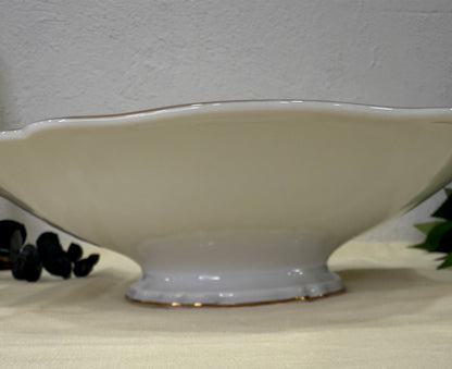 Fuente con pie de porcelana Rosenthal Chippendale