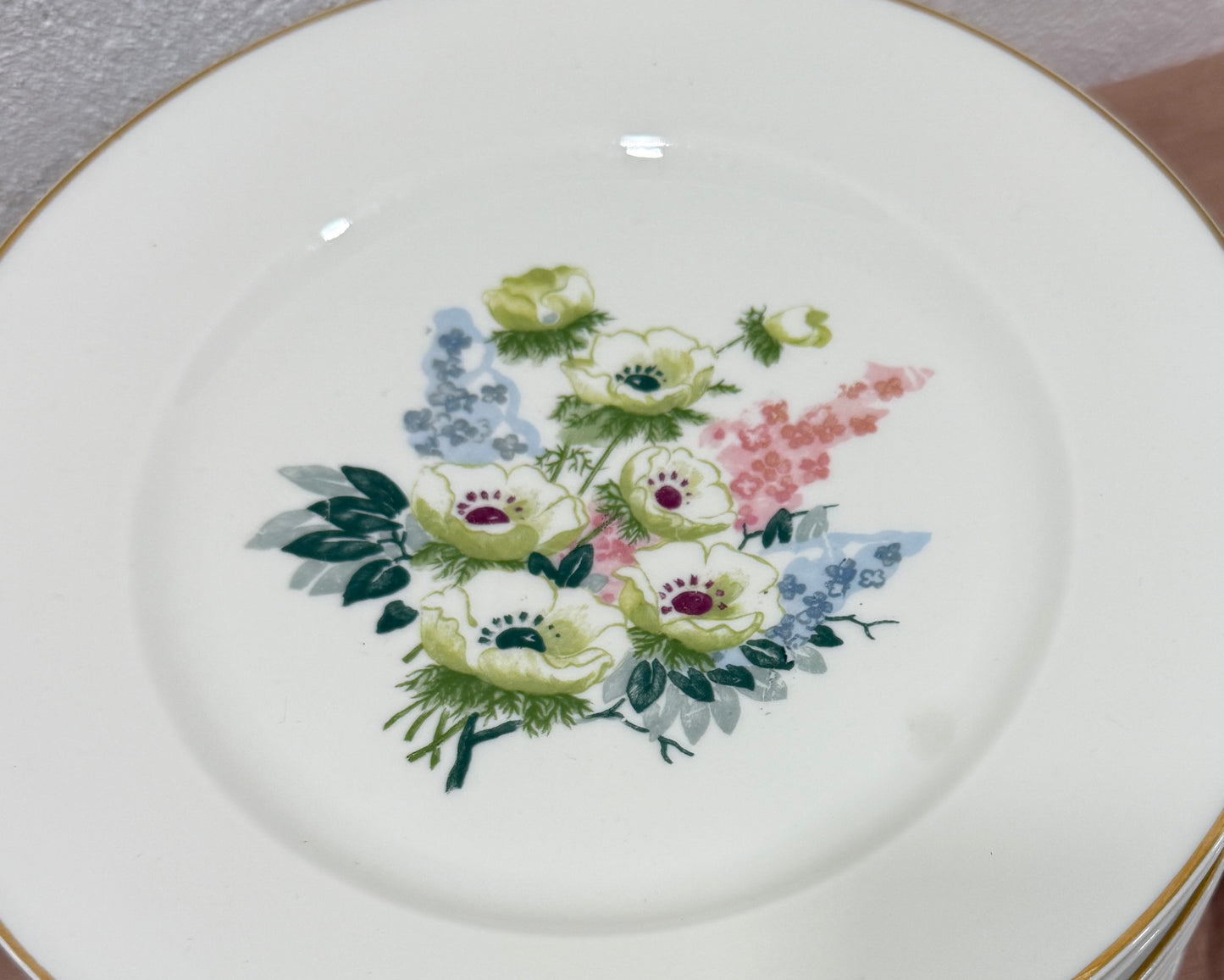 Vajilla completa Haviland Limoges – Elegancia francesa con flores campestres (Francia, s. XX)