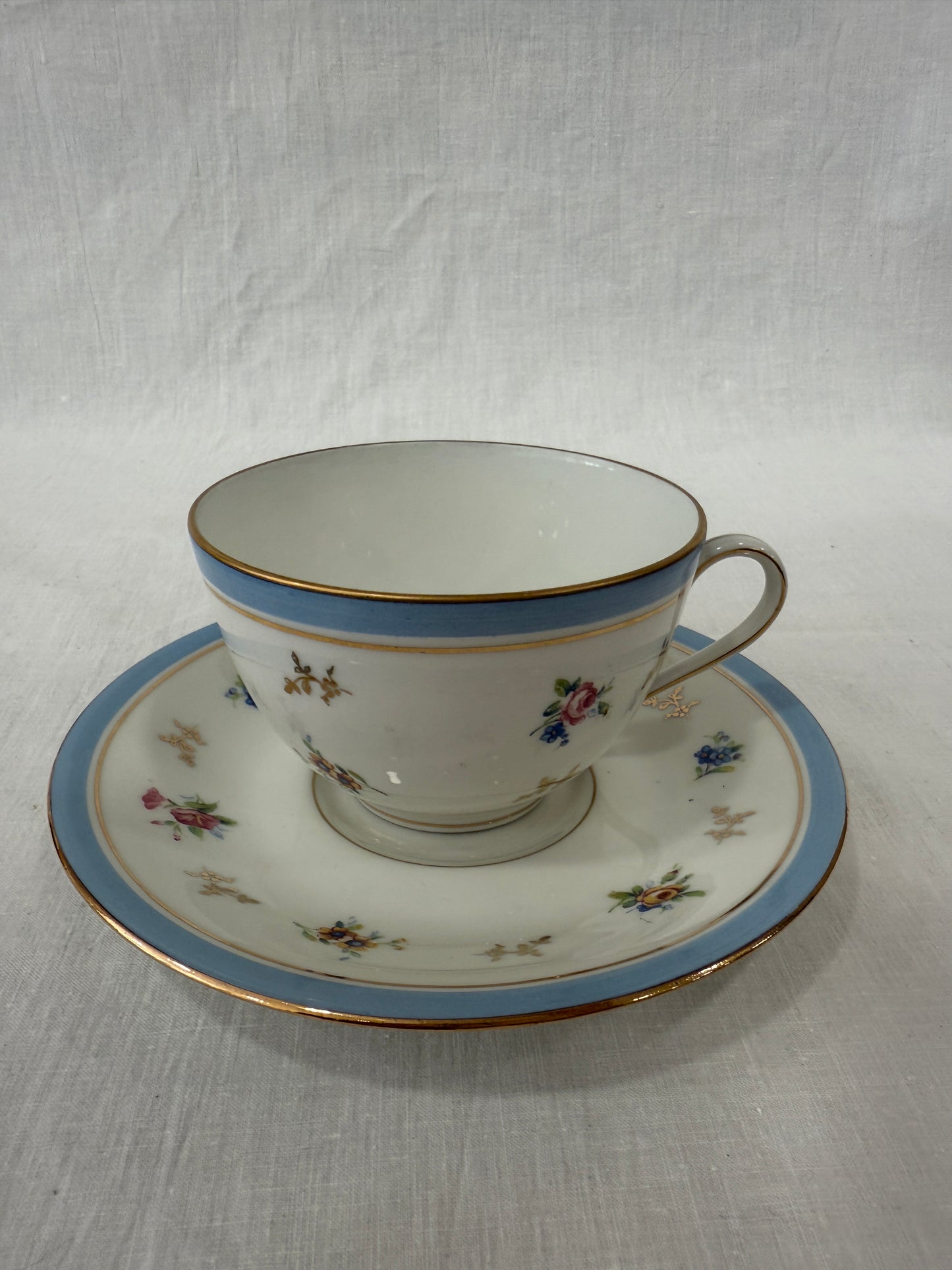 Taza con plato Limoges “Unique” Francia