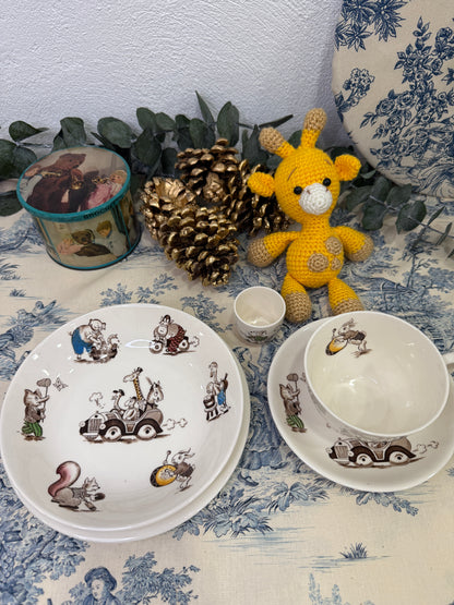 Conjunto infantil antiguo Johnson Bros Playtime