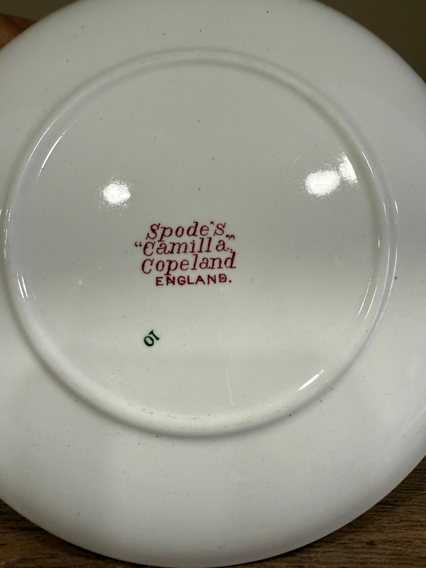 Bombonera con plato modelo Spode Copeland Camilla