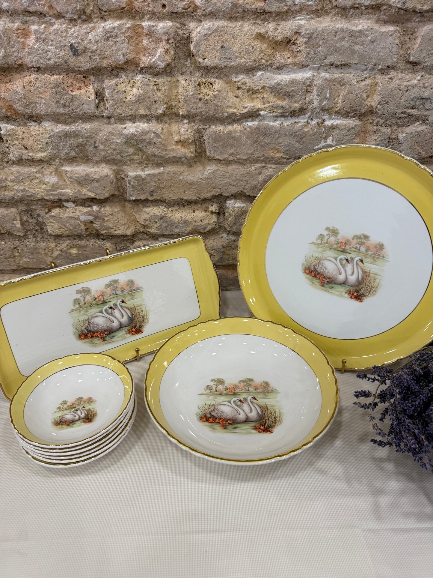 Bowls de porcelana francesa Moulin des Loups Orchies X UD.