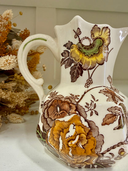 Jarra antigua Mason’s Ironstone Chantilly