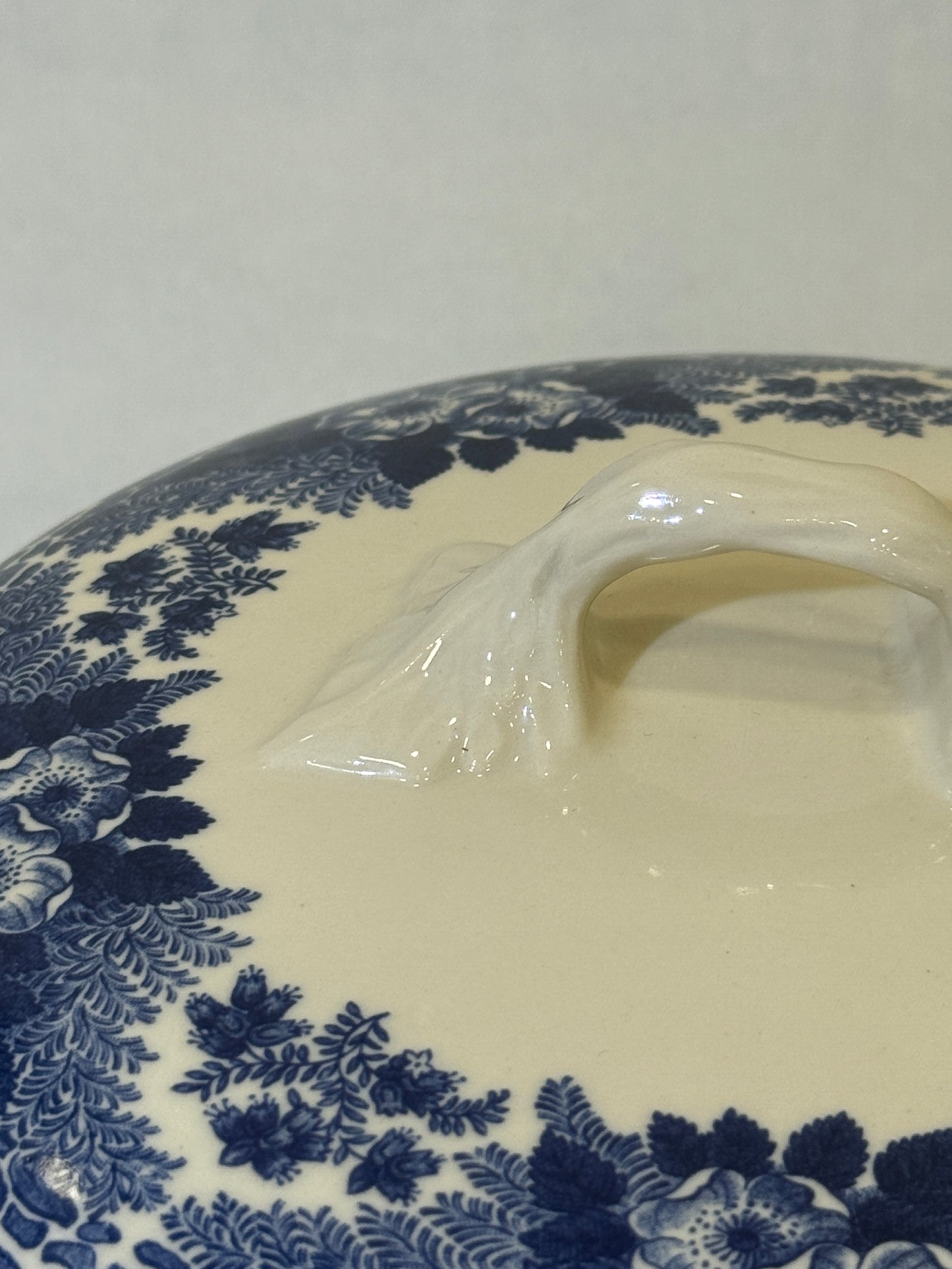 Sopera inglesa azul Tableware Ltd., Staffordshire (Ironstone)