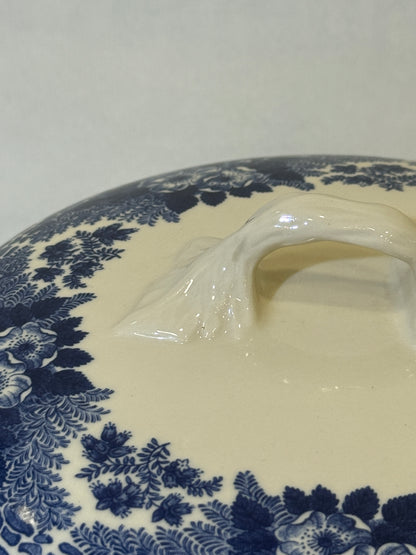 Sopera inglesa azul Tableware Ltd., Staffordshire (Ironstone)