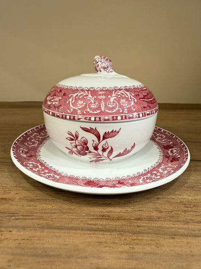 Bombonera con plato modelo Spode Copeland Camilla