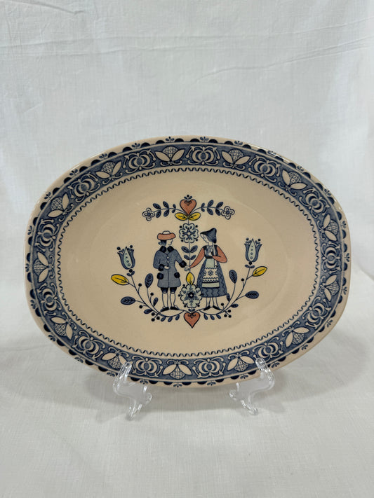 Fuente ovalada Johnson Brothers, Hearts & Flowers