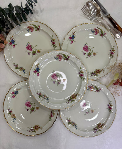 Vajilla Bernardaud Limoges antigua de porcelana francesa